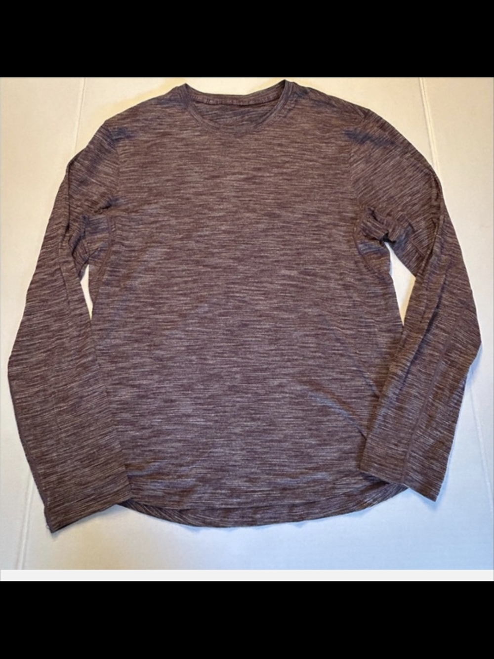 lululemon athletica Metal Vent Long Sleeve Heathered Purple (See Measurements)